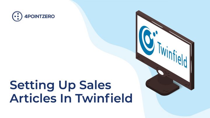 Setting up sales articles in Twinfield